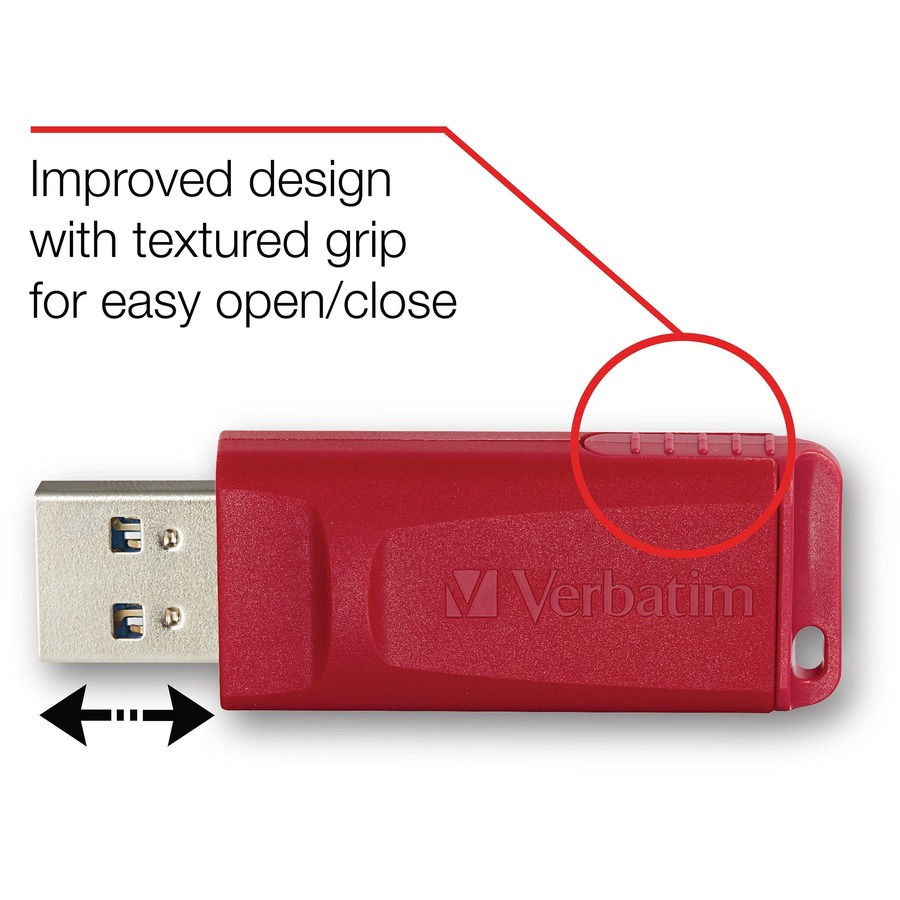 64GB Store 'n' Go® USB Flash Drive - Red - Image 2