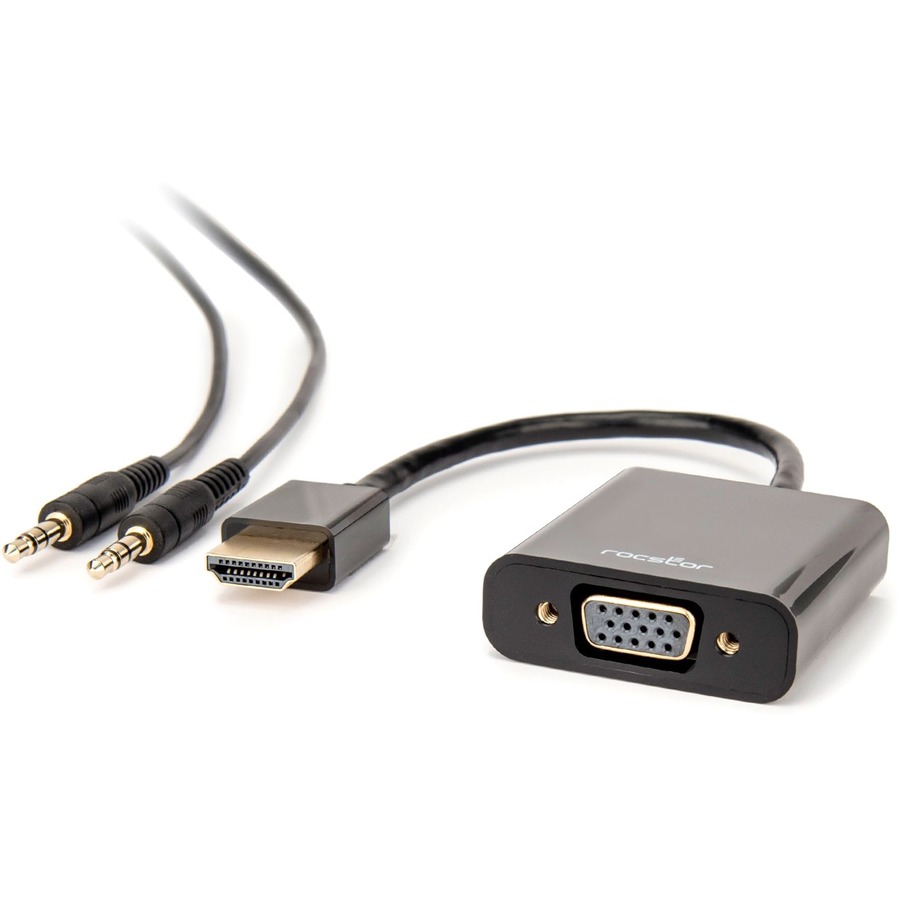 Rocstor Premium HDMI to VGA + 3.5mm Audio Adapter - Image 3