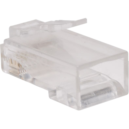 Eaton Tripp Lite Series Cat6 RJ45 Modular Connector Plug with Load Bar, Solid/Stranded Conductor Round Cat6 Wire, 100-pack, TAA - Image 4