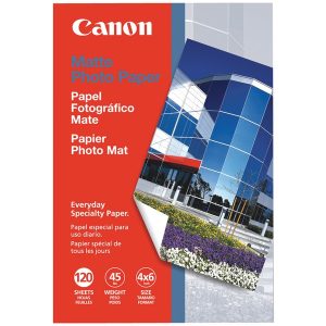 Canon 7981A014AA 4-In. x 6-In. Matte Photo Paper, 120 Count