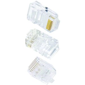 Ethereal C6T 8-Pin CAT-6 Crimp Connectors, 50 Count