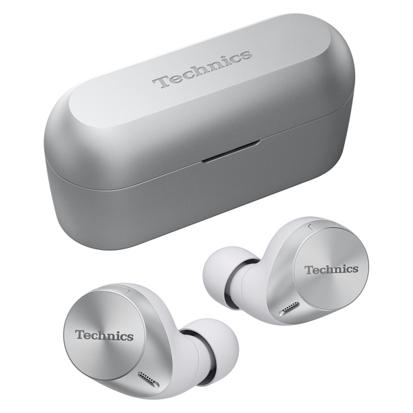 TECHNICS EAH-AZ60-S EAH-AZ60 In-Ear Noise-Cancelling True Wireless Stereo Multipoint Bluetooth Earbuds with Microphone (Silver)