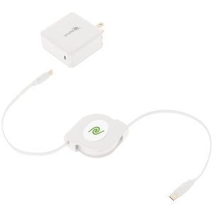 ReTrak ETCHGNBC61 61-Watt USB-C Notebook Charger with Retractable Cable