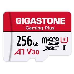 Gigastone GS-2IN1-A1V30GAME-256GB-R Gaming Plus A1V30 microSD Card (256 GB)