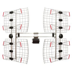 Antennas Direct DB8-E 8-Element Bowtie UHF Outdoor HDTV Antenna, Multi-Directional, 70+ Mile Range, 4K 8K UHD NEXTGEN TV with All-Weather Mounting Hardware