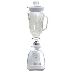 Koblenz LKM-5910 VB 1.5-Liter Kitchen Magic Collection 10 Speed and 2 Pulses Glass Jar Blender (White/Gray)
