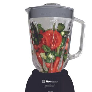Koblenz LKM-5980 VN Gourmet 500-Watt 10-Speed 50-Oz. Blender with Glass Jar (Black)