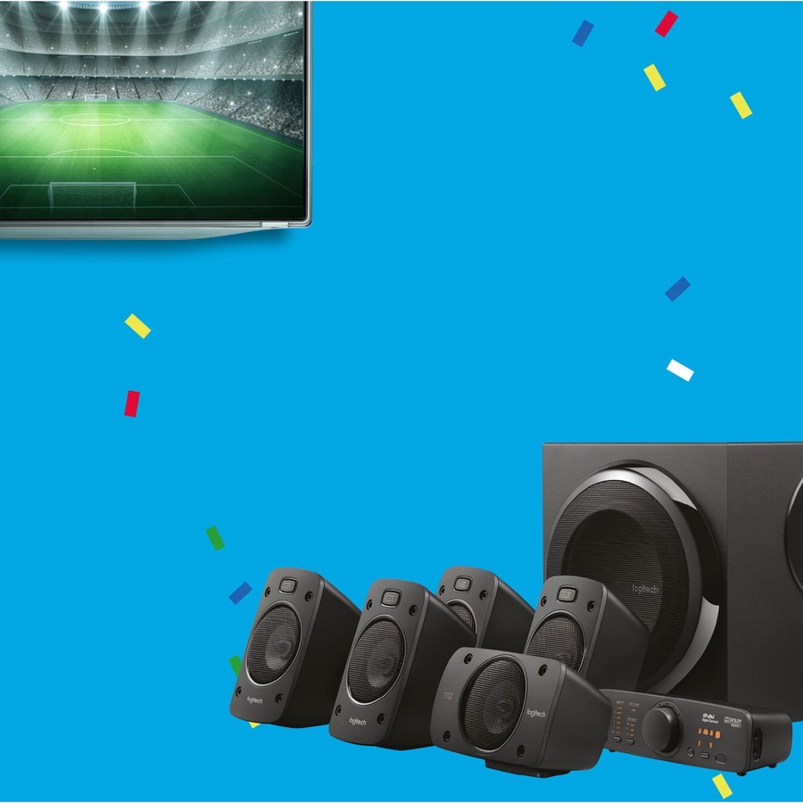 Logitech Z906 5.1 Speaker System - 500 W RMS - Image 3