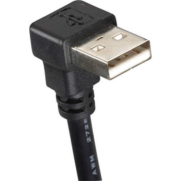 Black Box USB 2.0 Cable - Type A Male (Right Angle) to Type A Female, 4-ft. (1.2-m) - Image 2