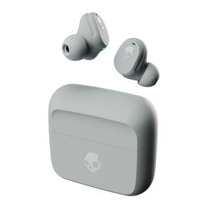 Skullcandy S2FYW-P751 Mod Bluetooth Earbuds with Microphone, True Wireless with Charging Case (Light Gray/Blue)