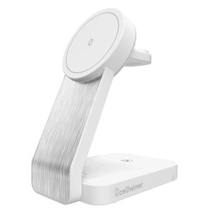 cellhelmet 3in1-CHARGE-STAND 15-Watt 3-in-1 Foldable Charging Stand with 3-Ft. Charging Cable