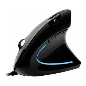 Adesso IMOUSE E1 iMouse E1 Wired USB Vertical Ergonomic Optical Mouse, 6 Buttons, 1600 DPI, for PC