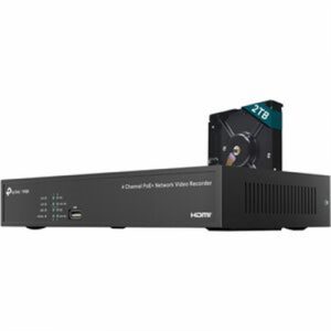 4 Channel 4K PoE+ NVR 2TB