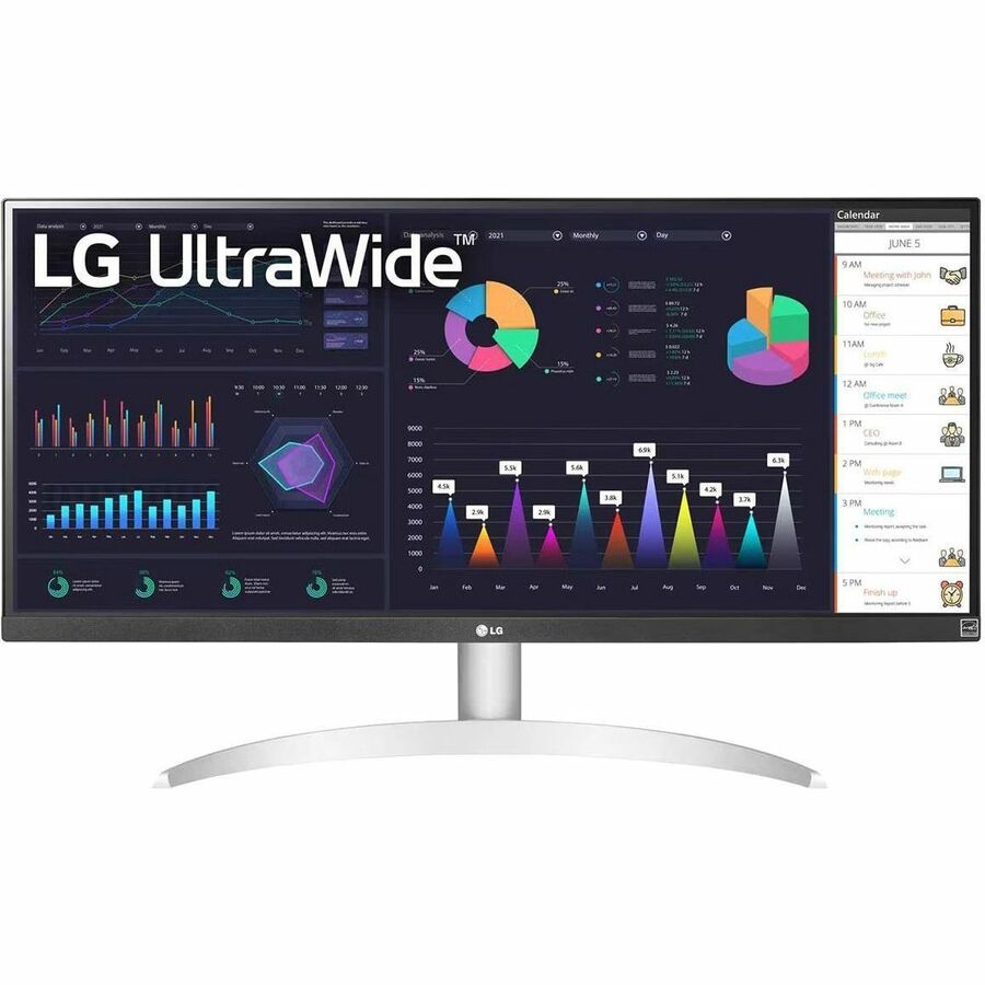 LG 29BQ650-W 29" Class UW-UXGA LCD Monitor - 21:9 - Image 5