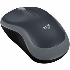Logitech M185 Wireless Mouse, 2.4GHz with USB Mini Receiver, 1000 DPI Optical Tracking, Swift Grey