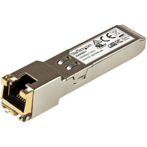 StarTech.com HPE JD089B Compatible SFP Module - 1000BASE-T - 1GE Gigabit Ethernet SFP SFP to RJ45 Cat6/Cat5e - 100m
