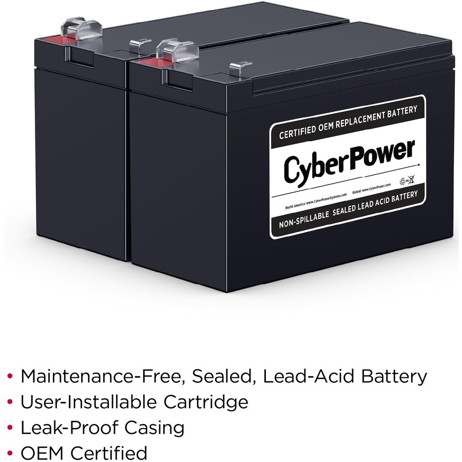 CyberPower RB1270X2C Replacement Battery Cartridge - Image 2