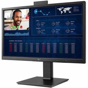 LG 24CQ650N-6N All-in-One Thin Client Celeron N5105 Quad-core (4 Core) 2 GHz - Matte Black