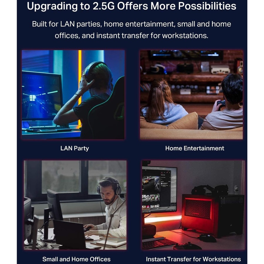 TP-Link TL-SG108-M2 - 8-Port Multi-Gigabit Unmanaged Network Switch - Image 8