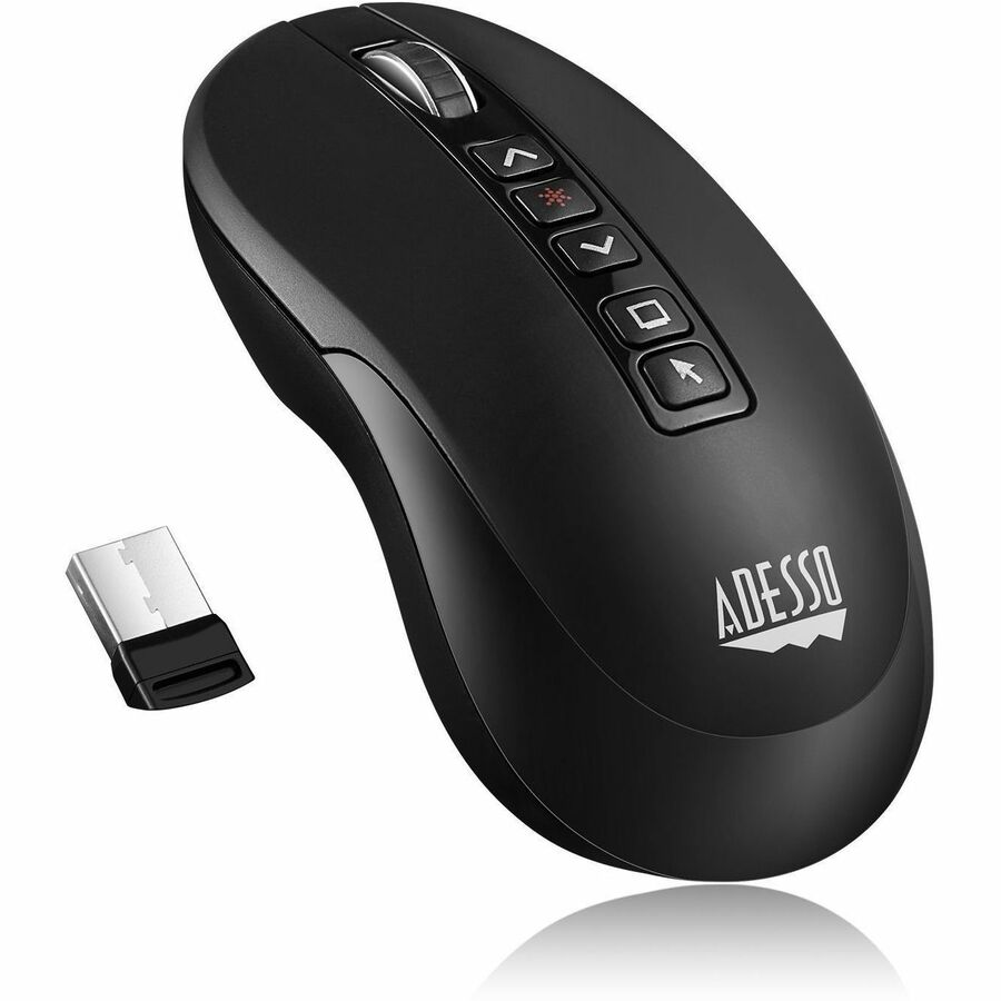Adesso Air Mouse Wireless Desktop Presenter Mouse With Laser Pointer - Image 5