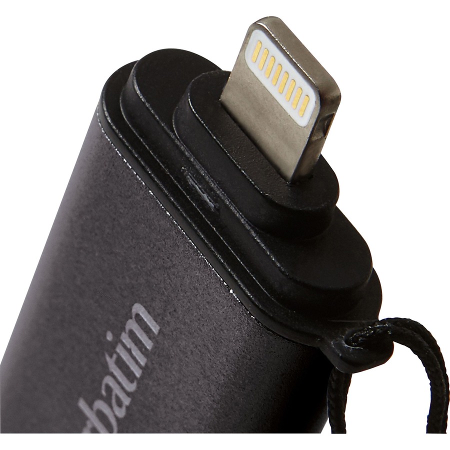 64GB Store 'n' Go Dual USB 3.0 Flash Drive for Apple Lightning Devices - Graphite - Image 6