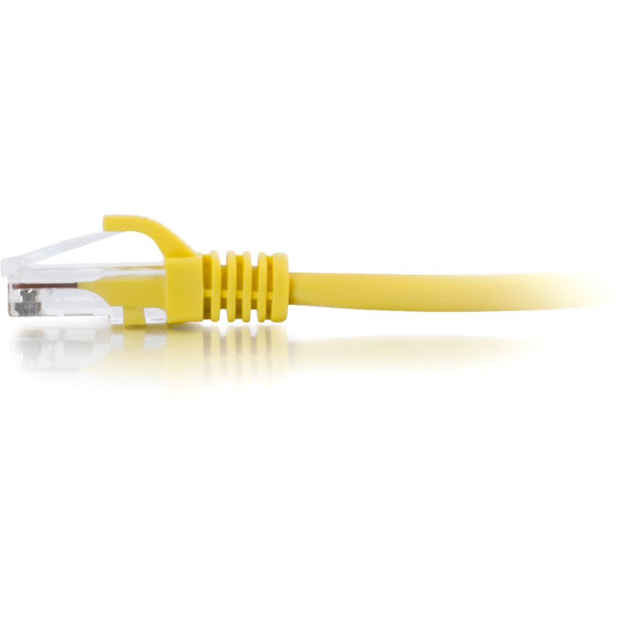C2G 25ft Cat6 Ethernet Cable - Snagless Unshielded (UTP) - Yellow - Image 2