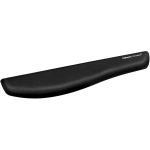 Fellowes&reg; PlushTouch&trade; Foam Keyboard Wrist Rest with MICROBAN&reg; - Black (9252101)