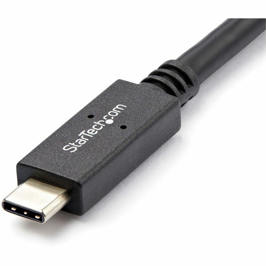 StarTech.com 1m 3 ft USB C Cable with Power Delivery (5A) - M/M - USB 3.1 (10Gbps) - USB-IF Certified - USB Type C Cable - USB 3.2 Gen 2 - Image 3