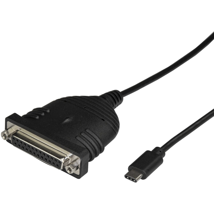 StarTech.com USB C to Parallel Printer Cable - USB to DB25 - Printer Cable Adapter - USB C Printer Cable - Bus Powered - Image 2