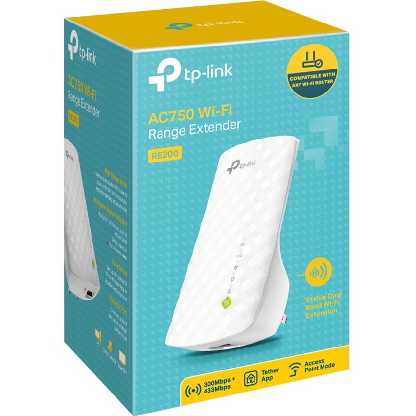 TP-Link RE200 - Dual Band IEEE 802.11ac Wireless Range Extender - Image 2