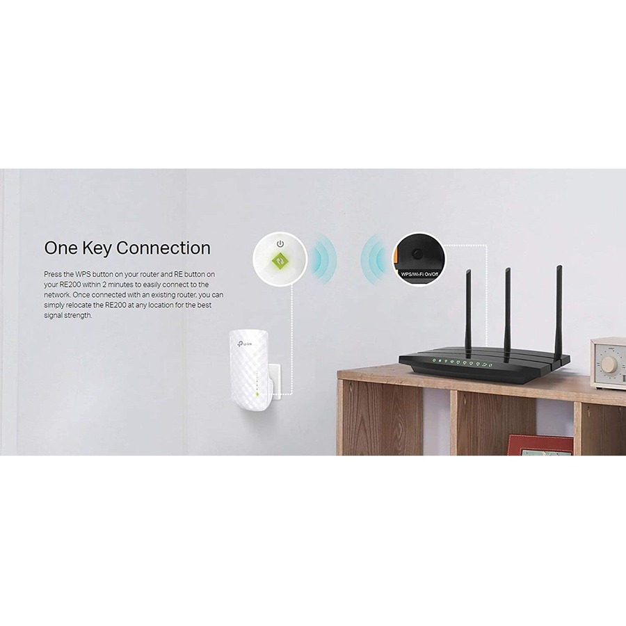 TP-Link RE200 - Dual Band IEEE 802.11ac Wireless Range Extender - Image 4