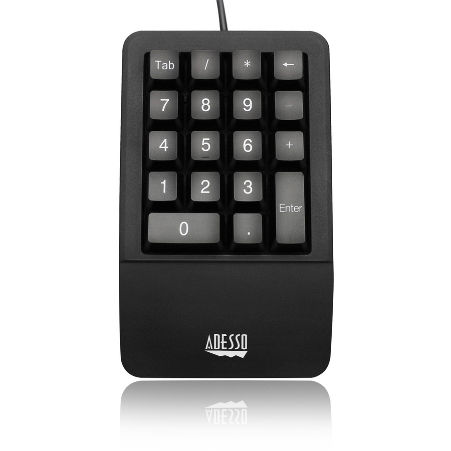 Adesso Antimicrobial Waterproof Numeric Keypad with Wrist Rest Support - Image 9
