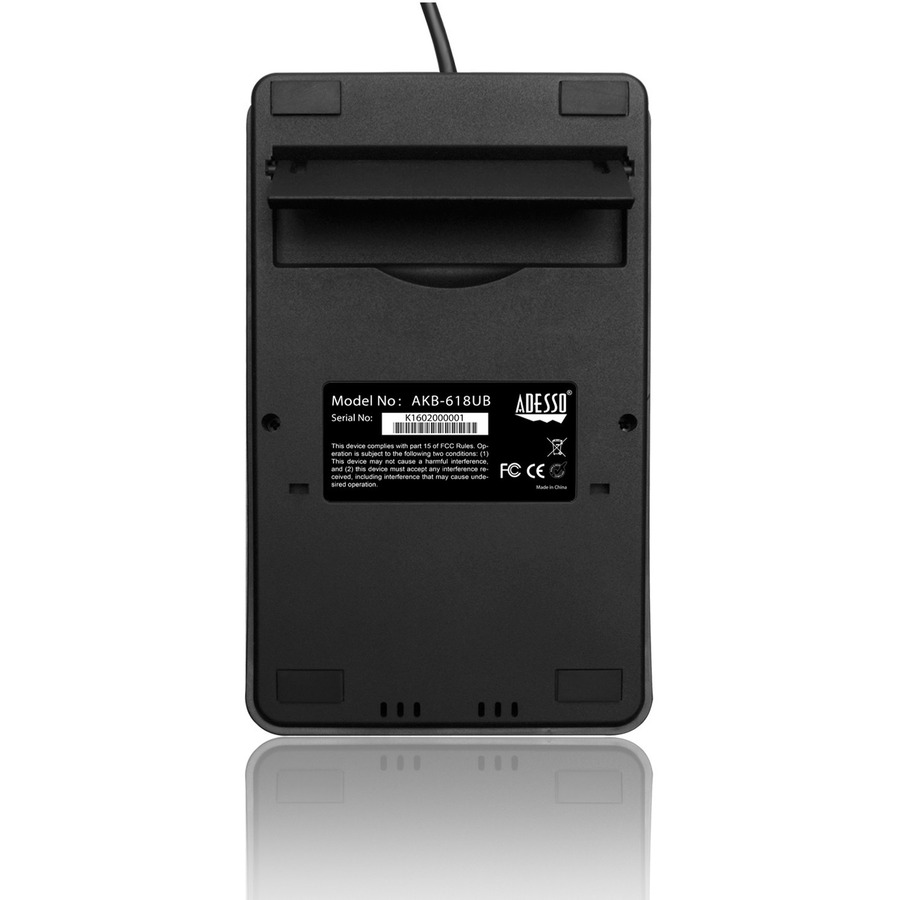 Adesso Antimicrobial Waterproof Numeric Keypad with Wrist Rest Support - Image 10