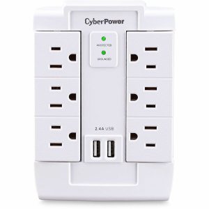CyberPower CSP600WSURC2 Professional 6 - Outlet Surge with 1200 J