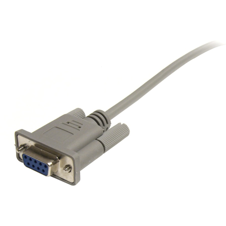 StarTech.com Cross Wired DB9 Serial Null Modem Cable - F/F - Serial/Null Modem Cable - 1 x DB-9, 1 x DB-9 - Serial/Null Modem Cable Crossover External - 25 ft - Image 2