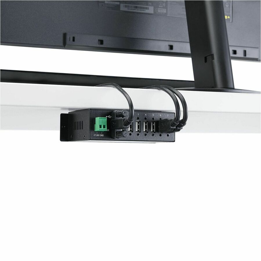 StarTech.com Mountable Rugged Industrial 7 Port USB 2.0 Hub - Image 7