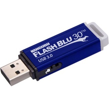 Kanguru FlashBlu30 with Physical Write Protect Switch SuperSpeed USB3.0 Flash Drive - Image 2
