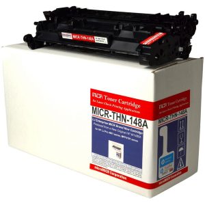microMICR MICR Standard Yield Laser Toner Cartridge 148A, 148X (W1480A) - Black - 1 Each