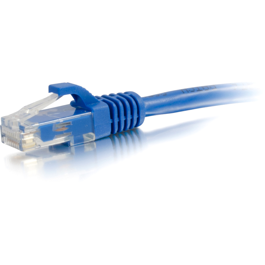 C2G 2ft Cat6a Snagless Unshielded (UTP) Network Patch Ethernet Cable-Blue - Image 3