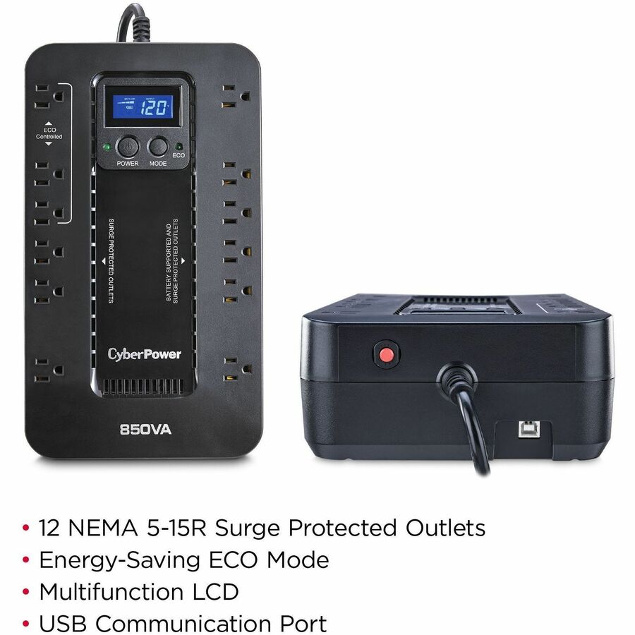CyberPower EC850LCD Ecologic UPS Systems - Image 2