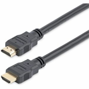 StarTech.com 6ft (2m) HDMI Cable, 4K High Speed HDMI Cable with Ethernet, Ultra HD 4K 30Hz Video, HDMI 1.4 Cable, HDMI Monitor Cord, Black