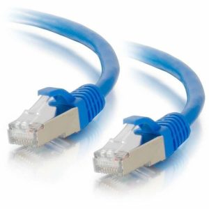 C2G 10ft Cat6a Snagless Shielded (STP) Network Patch Cable - Blue