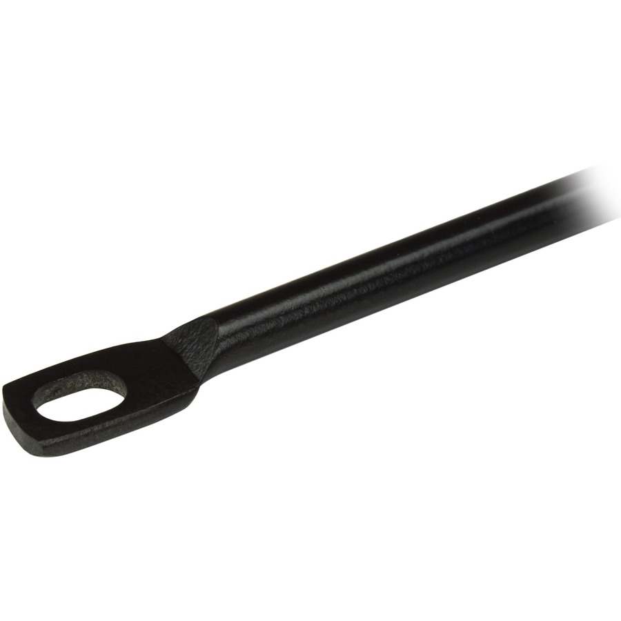 StarTech.com Horizontal Cable Lacing Bar for Racks - Horizontal Cable Manager - 10 Pack - Image 2