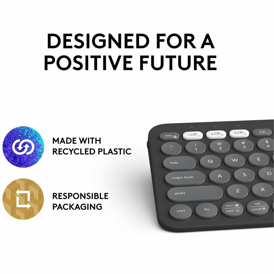 Logitech Pebble Keys 2 K380s Multi-device Bluetooth Wireless Keyboard - Image 7
