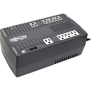 Eaton Tripp Lite Series 550VA 300W Line-Interactive UPS - 8 NEMA 5-15R Outlets, AVR, 120V, 50/60 Hz, USB, Desktop/Wall Mount