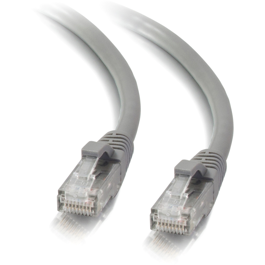C2G 15ft Cat5e Snagless Unshielded (UTP) Network Patch Ethernet Cable-Gray - Image 3