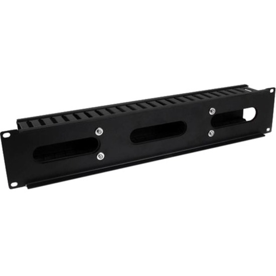 StarTech.com 2U Horizontal Finger Duct Rack Cable Management Panel with Cover - Image 10
