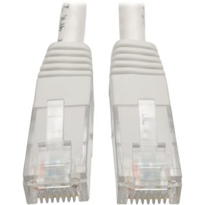 Eaton Tripp Lite Series Cat6 Gigabit Molded (UTP) Ethernet Cable (RJ45 M/M), PoE, White, 25 ft. (7.62 m)