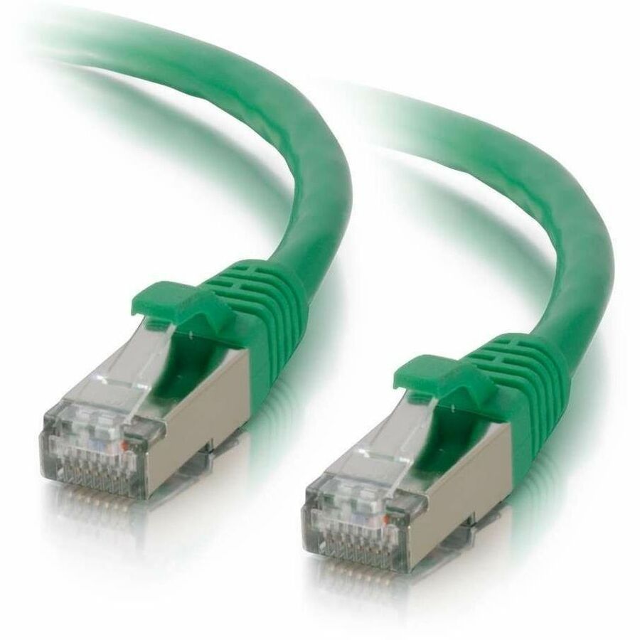 C2G 10ft Cat6 Ethernet Cable - Snagless Shielded (STP) - Green