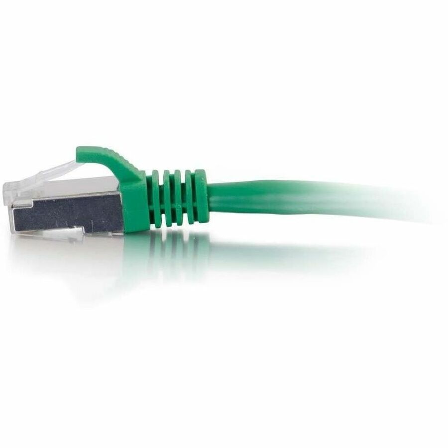 C2G 10ft Cat6 Ethernet Cable - Snagless Shielded (STP) - Green - Image 3